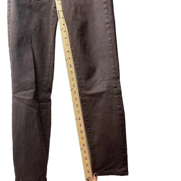 L’Agence Marguerite Coated Jean. Color Espresso. Size 25. - Picture 4 of 6